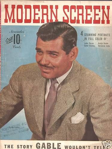 MODERN SCREEN magazine cover Issue 144 November 1942